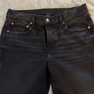 American Eagle. Black Womens size 12Long skinny jeans